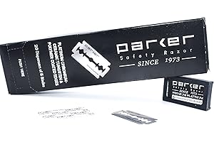 PARKER SAFETY RAZOR Parker Razor Blades Double Edge 100 ostrzy, 100 ml