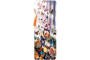 3D LiveLife Zakładka - Butterfly Woods od Deluxebase. Zakładka z motywem kosmosu z soczewkową szatą graficzną na licencji renomowany artysta David Penfound