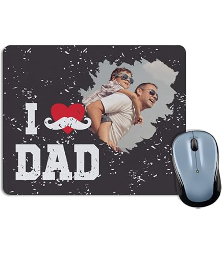 Tappetino Mouse Personalizzato Con Foto - Regalo Originale Per Papà E Gamers 23x19cm - Foto 10