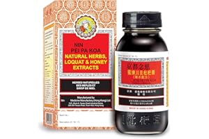 2 X Nin Jiom Pei Phroat Syrup Sirop Gorge - 100% Natural (Honey Loquat Flavored) (5 Fl. Oz. - 150 Ml.)a Koa - Sore T