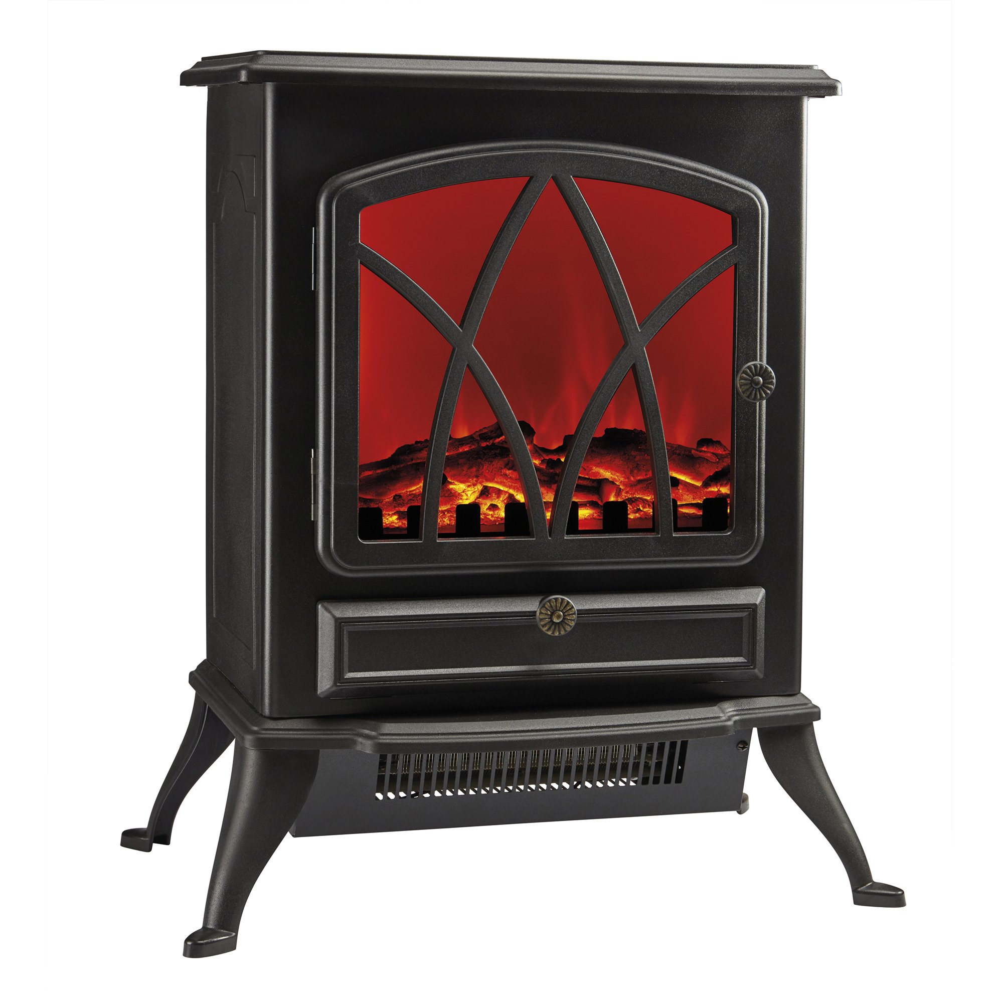 Zennox 2000W Electric Stove Fire Place, Portable Free Standing Heater