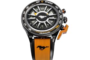 GOBOULT Newly Launched Mustang Stallion Smart Watch 1.43'' AMOLED Display, Rotating Bezel, BT Calling, 200+Watchfaces, 700 Nits Brightness, AI Voice Assistant, SpO2 Monitoring (Turbo Orange)