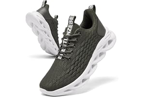 TIANZEBEN Men's Shoes Trainers Sports Shoes Running Tennis Walking Shoes Gym Trainers Leisure Fashion Lightweight Breathable