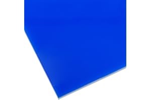 MODULOR PLEXIGLAS® GS vetro acrilico di marca colorato, versatile e infrangibile per oggetti leggeri ecc., spessore 3 mm Lastra di PLEXIGLAS® GS in 25 x 50 cm, blu traslucido (5H48)