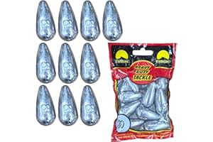 PRO FILSTAR Inline Plomos Pesca 10 x 80g - Plomos de Pesca en Línea – Set Pescar - Plomo Pesca Carpa - Carpfishing Pesca Accesorios - Fishing Kit de Pesca Completo Mar - Aparejos de Pesca Fondo