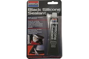 Granville GV0373 Silicone Sealant, 40 g, Black