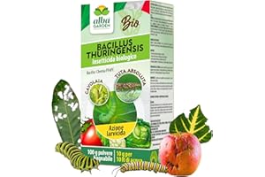 Albagarden - Bacillus Thuringiensis Kurstaki MAXI x 100 GR - Insetticida Per Piante Biologico Contro le Larve dei Parassiti e Insetti dell'orto e Giardino