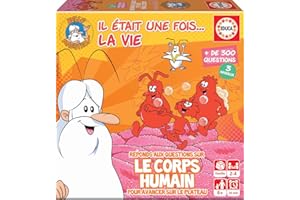 Educa - Il était Une Fois la Vie | Jeu de société Familial éducatif avec Plus de 300 Questions et réponses sur l'anatomie et la biologie | A partir de 6 Ans (17352)