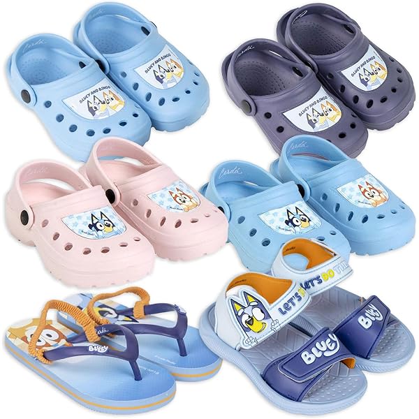 Sabots Enfants Bluey Licence Officielle - Ergonomiques, Antidérapants, Matériau EVA