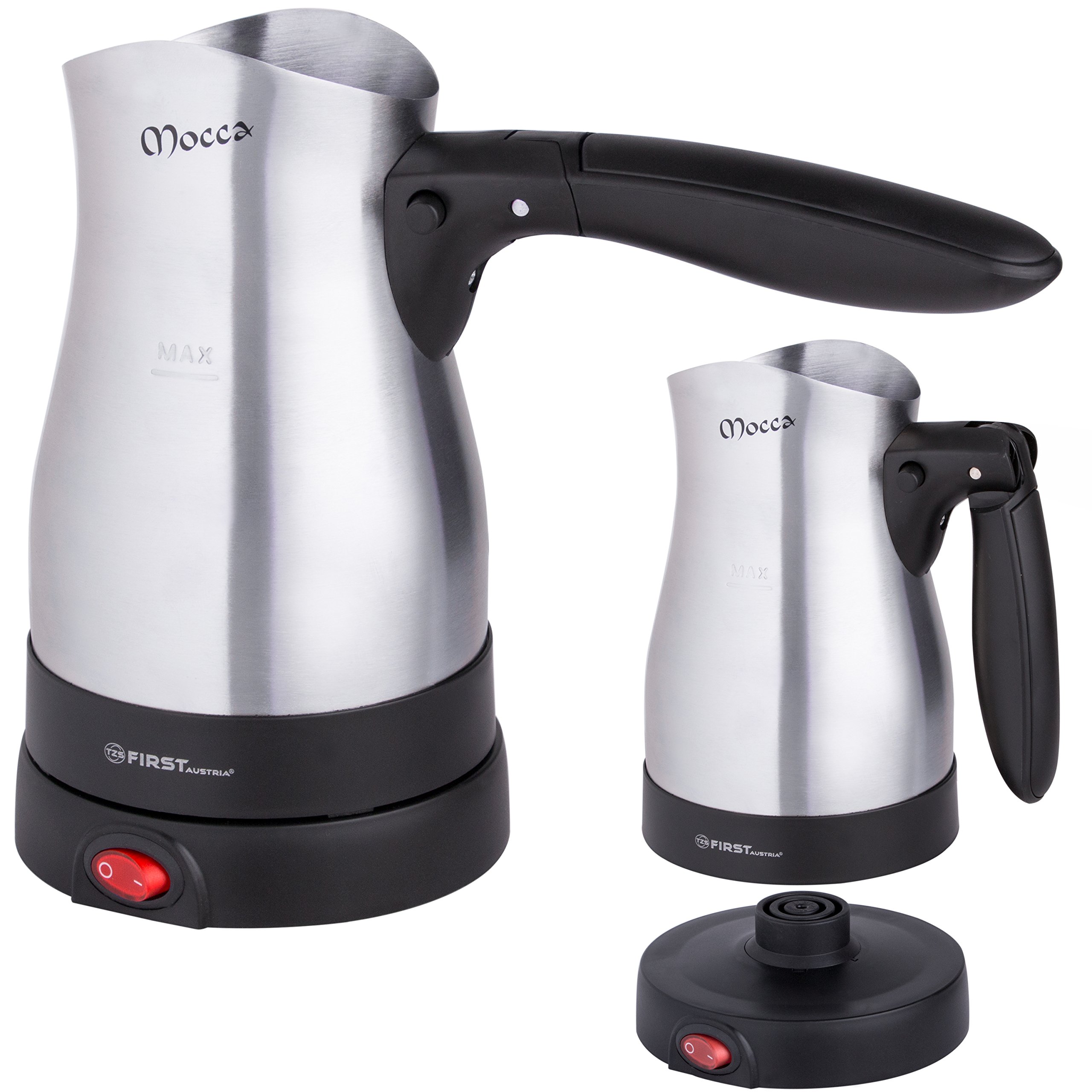 TZS-First-Austria-035-Liter-elektrischer-Trkischer-Kaffeekocher-800W-Mokkakocher-Espressokocher-Wasserkocher