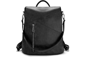 molshine Zaino antifurto in pelle vegana, Zaino da viaggio moda casual Borsa a tracolla Borse da donna per donna Grils HB041