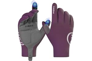 INBIKE Guantes de Térmicos Ciclismo para Hombre Inbierno Térmicos Cálidos y Cortaviento Pantalla Táctil Mujer Forro Polar Multifunción WF709…