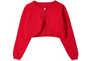 Miipat Ragazza Maglia Cardigan Manica Lunga Toddler Ragazze One Button Bolero Knitwear Maglioni a Maglia