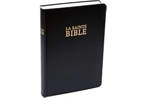 LA SAINTE BIBLE DARBY similicuir noir grand format - édition de Rolle - 1311 pages dont 14 pages en couleur