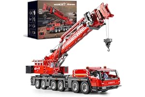 SDXFUWA 17013 Tecnica Costruzione di Gru, Gru Camion Comandati a distanza, Modelli di Macchine Edili (4460 pezzi)