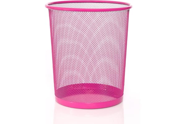 Sinoba Papperskorg Skräpkorg Avfallsbehållare Pappersbehållare Tråd Höjd 26 cm liten 10 Liter