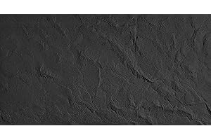 DECCART - Wandpaneele 100x50 cm - Panel wand - Paneele - Wandverkleidung Innen Deckenverkleidung Wandplatten aus Polystyrol 3d Wall Panels Steinoptik - Schwarzer Felsblock Schwarz - 8 Stück (4 m²)