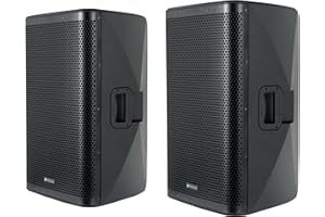 Pronomic C-215 MP 15" Passive Stereo Set - 2 Two-Way Speakers - 350W RMS Each, 1400W Peak - 8 ohms impedance - Max SPL 96 DB - Black.