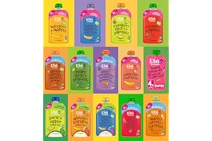FREE FROM DIRECT Ella's Kitchen Stage 1 Mixed Case Selections Organic Baby Food From 4+ Months (14x120g)