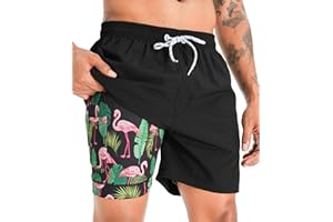 APTRO Mens Swimming Shorts Swimming Trunks Men Compression Liner Swim Shorts 7" Board Shorts 01