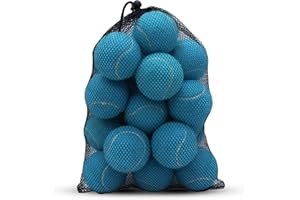 SHYUJAJIE Palline da tennis, confezione da 20 palline da tennis per allenamento, ad alta elasticità, palline da tennis per principianti, palline da gioco per cani
