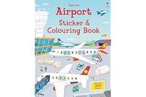 USBORNE LB Airport Sticker and Colouring Book (First Colouring Books) (Sticker & Colouring book)