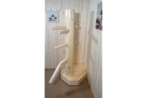 DUMMYMAKER Wing Chun Wooden Dummy Closed Base Corner
