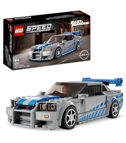 Hot Wheels Nissan GT-R R34 Skyline Personalizzato Con Vetrina - Colore Rosso