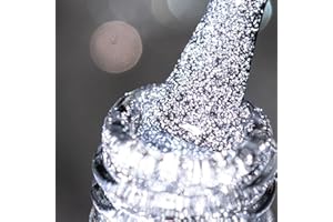 ‎BURANO BURANO Reflective Gel Nagellack, UV-Nagellack 7.3ml Reflective Diamond Nail Glitter Gel Polish, Sparkly Sommer Herbst Farbe Gel Polish Holografische Glitter (Silver SZ11)