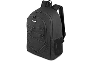 bomoe mochila refrigerante 25l/35l - mochila exterior 16h función refrigerante - mochila de playa, muchos bolsillos - mochila refrigerante aislada - bolsa refrigerante mochila antracita - Gris y antracita IceBreezer