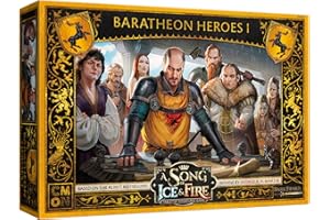 CMON Cool Mini or Not, A Song of Ice & Fire: Baratheon Heroes I Miniature Game, Ages 14+, 2+ Players, 45 to 60 Min Playing Time