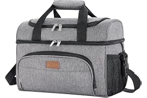 ‎LIFEWIT Lifewit 23L große Kühltasche für 27/32/48 Dosen, isolierte Lunch-Tasche, leichte, tragbare Kühltasche, doppellagig für Picknick,Strand, Arbeit, Reise
