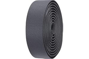 BBB Cycling GravelRibbon Ruban de Guidon pour Vélo | pour Vélo Gravel et Vélo de Route | Prise Solide et Absorption des Chocs | Bouchons de Guidon Inclus | Noir | BHT-16