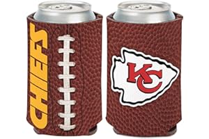 Kansas City Chiefs NFL - Enfriador de latas, diseño de balón de fútbol americano