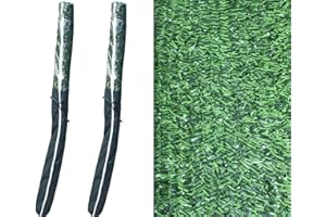 Pal Ferretería Industrial 2 Rollos de seto Artificial ignífugo Verde de ocultación 3x2m