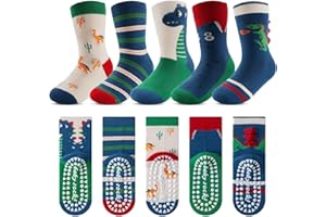 Kyopp 10 par skarpetek dla dzieci, dziewcząt i chłopców, śmieszne skarpetki, zabawne zwierzęta, bawełniane, skarpety Crew Socks na zimę/lato