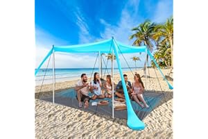 Namiot plażowy Riggoo ochrona przed słońcem na kemping, wędkowanie, zabawę na podwórku lub piknik