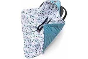 ‎PEPI MADE IN POLAND Pepi - Einschlagdecke Babyschale - 90x90 cm - Kinderwagen Decke - Babyschale Decke - Baumwolle Babydecke für Autositz - Babyeinschlagdecke