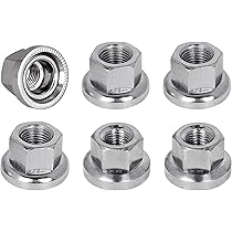 POFET 6 Dadi Di Ricambio Per Ruota Dell'asse M10, Dadi Per Ruota - Foto 3