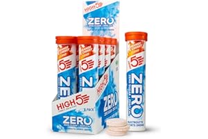 HIGH5 ZERO Electrolyte Tablets | Hydration Tablets Enhanced with Vitamin C | 0 Calories & Sugar Free | Boost Hydration, Performance & Wellness | Orange & Cherry, 160 Tablets (20x, Pack of 8)
