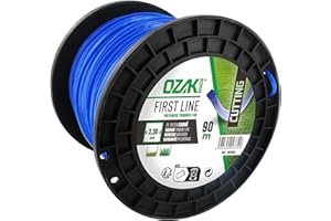 GREENSTAR OZAKI 3846 Bobine fil nylon carré 3,3 mm x 90 m