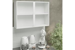 JD Greta Kitchen Wall Cabinet 300-1000mm Mounted Upper Carcass - No Doors (Handles, Hinges, Wall Brackets Included) (1000mm)