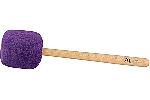MEINL PERCUSSION Sonic Energy Gong Mallet Large – Mallet lavanda con impugnatura in faggio – Per suonatori di gong, meditazione, percussioni – Lana di pecora, pile sintetico (MGM-L-L)