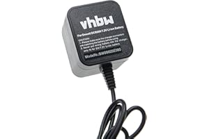 vhbw Cargador rápido Compatible con Dewalt DCB095, DCF680, DCF680N1, DCF680N2, DCF682, DCL023, DW4390 Herramientas, baterías de Li-Ion