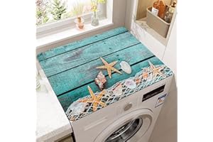 YeahBoom Waschmaschinenauflage 60x60cm,Abdeckung für Waschmaschine,Waschmaschinenabdeckung Universal,Waschmaschinen Auflage Weiche und Zuschneidbare,Waschmaschinenbezug für Waschmaschine,Trockner