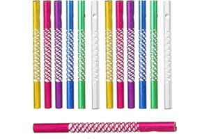 AWLEYNZ 60 StüCk AluminiumröHren Windspiel RöHren, KlangstäBe FüR Windspiels Zum Basteln ZubehöR Basteln Von HäNgenden Dekorationen FüR Den Garten Oder Den AußEnbereichAufhängekordel