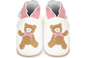JUICY BUMBLES Baby Shoes with Soft Sole - Baby Girl Shoes - Baby Boy Shoes - Leather Toddler Shoes - Baby Walking Shoes