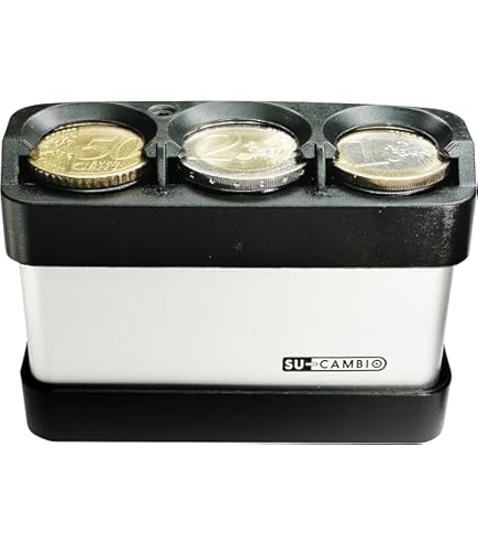 Portamonete Classificatore A 5 Monete - Compatto E Trasparente Per Lavoratori - Foto 7