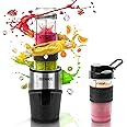 Duronic Mini Blender BL520 Portable Blender Bottle, Electric Smoothie Maker Juicer, Kitchen Blender, Personal Blender for Protein Shakes, baby food, Milkshake, Juice