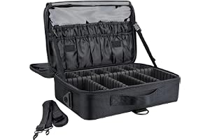 Joligrace Kosmetiktasche Groß – Mit Abnehmbarem Gurt, 40x29x12 Cm, Oxford-Stoff, Organizer